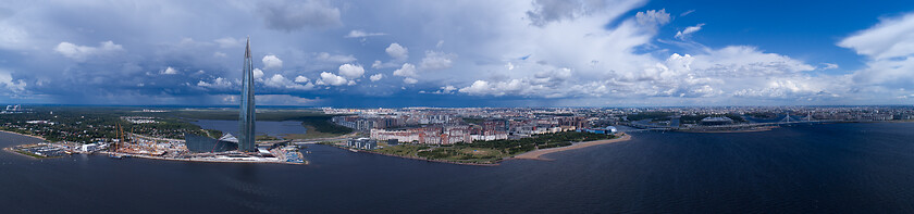 Image showing Panorama of St. Petersburg Lakhta Center