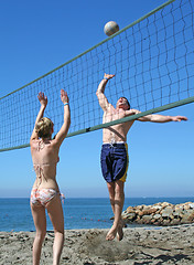 Image showing Beach Volleyball