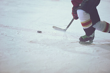 Image showing ice hockey player in action