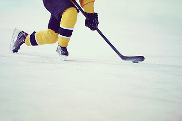 Image showing ice hockey player in action