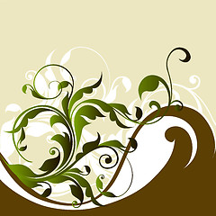 Image showing floral background