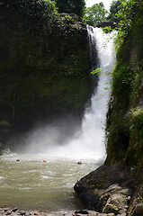 Image showing View of Tegenungan Waterfall near Ubud in Bali