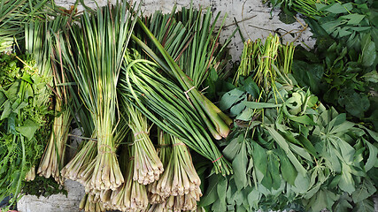 Image showing Various of vegetable sold in local market