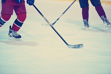 Image showing ice hockey player in action