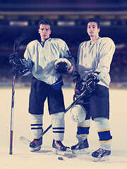 Image showing ice hockey sport players