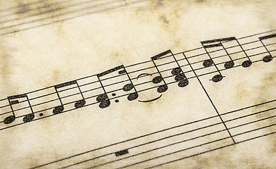 Image showing music notes