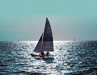 Image showing Sailing boat