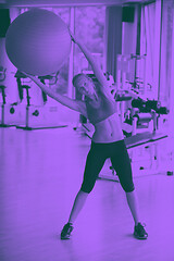 Image showing pilates woman