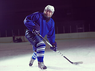 Image showing ice hockey player in action