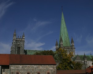 Image showing Nidarosdomen, Trondheim