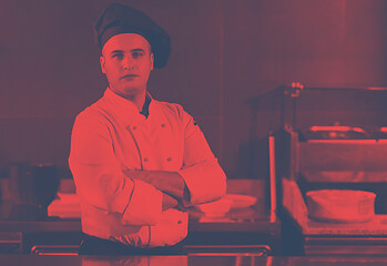 Image showing Portrait of young chef