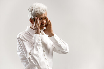 Image showing Man having headache.