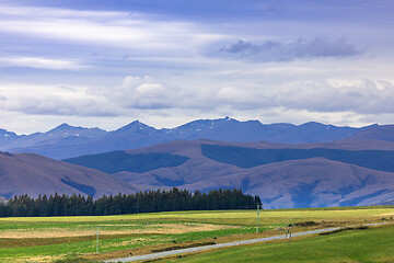 Image showing Landscape scenery in south New Zealand