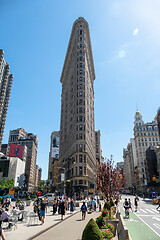 Image showing Flatiron Building and Broadway