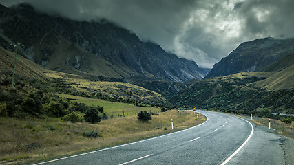 Image showing twilight New Zealand south island