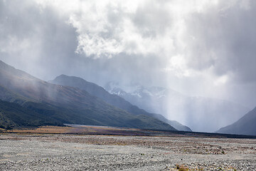 Image showing dramatic landscape scenery in south New Zealand