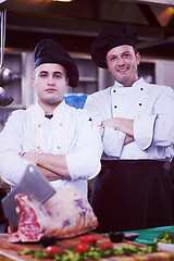 Image showing Portrait of two chefs