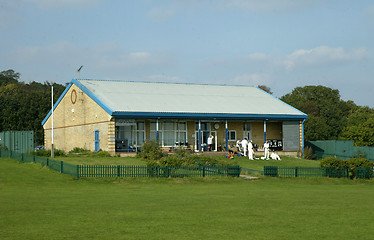 Image showing Cricket Pavilion