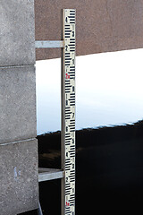 Image showing Staff Gauge Water