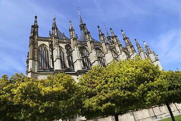 Image showing Holy temple Barbara (Chram Svate Barbory), Kutna Hora, Czech Rep