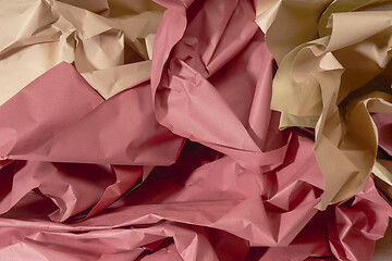 Image showing crumpled paper background