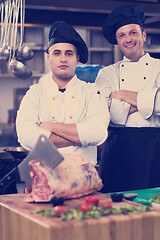 Image showing Portrait of two chefs