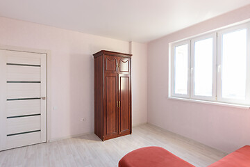 Image showing Interior of a bedroom prepared for sale