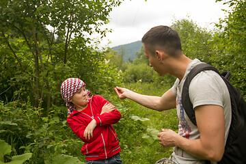 Image showing Father and son