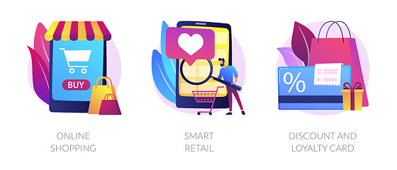 Image showing Innovative retail solutions vector concept metaphors