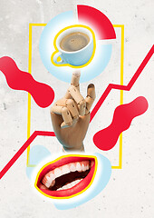 Image showing TAKE A BREAK Coffee Cup Concept