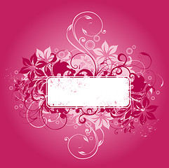 Image showing floral background