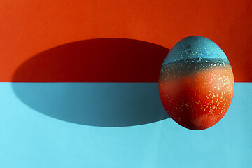 Image showing Vivid colored eggs