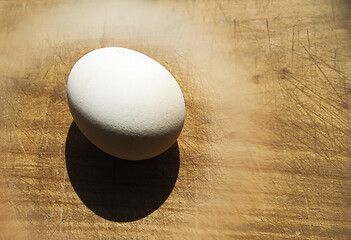 Image showing Oreol egg on wooden board