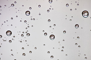 Image showing Water drops on the window.