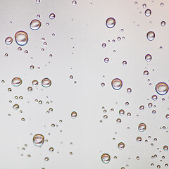 Image showing Water drops on the window. 