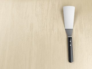 Image showing Kitchen spatula on the table