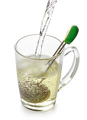 Image showing making green tea