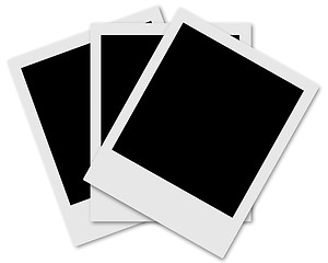 Image showing Polaroid stack