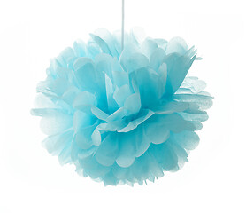 Image showing blue paper decor