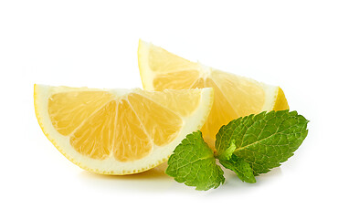 Image showing lemon and mint