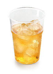 Image showing glass of iced drink