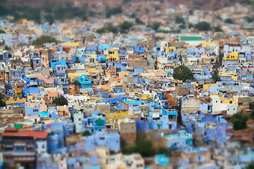 Image showing Tilt shift lens - Jodhpur ( Also blue city) is the second-larges