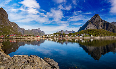 Image showing Lofoten archipelago panorama