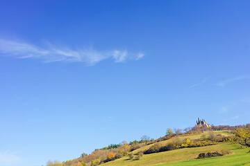 Image showing Castle Hohenzollern Germany at autumn