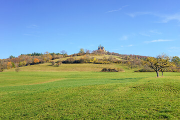 Image showing Castle Hohenzollern Germany at autumn