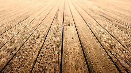 Image showing wooden planks floor background texture