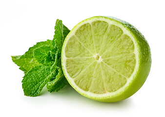 Image showing lime and mint