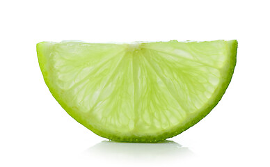 Image showing fresh lime slice