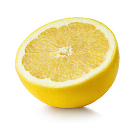 Image showing half of yellow grapefruit