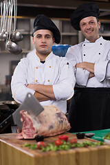 Image showing Portrait of two chefs